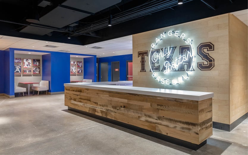 Texas Rangers Room Downstream Unispace | Project | Texas Rangers