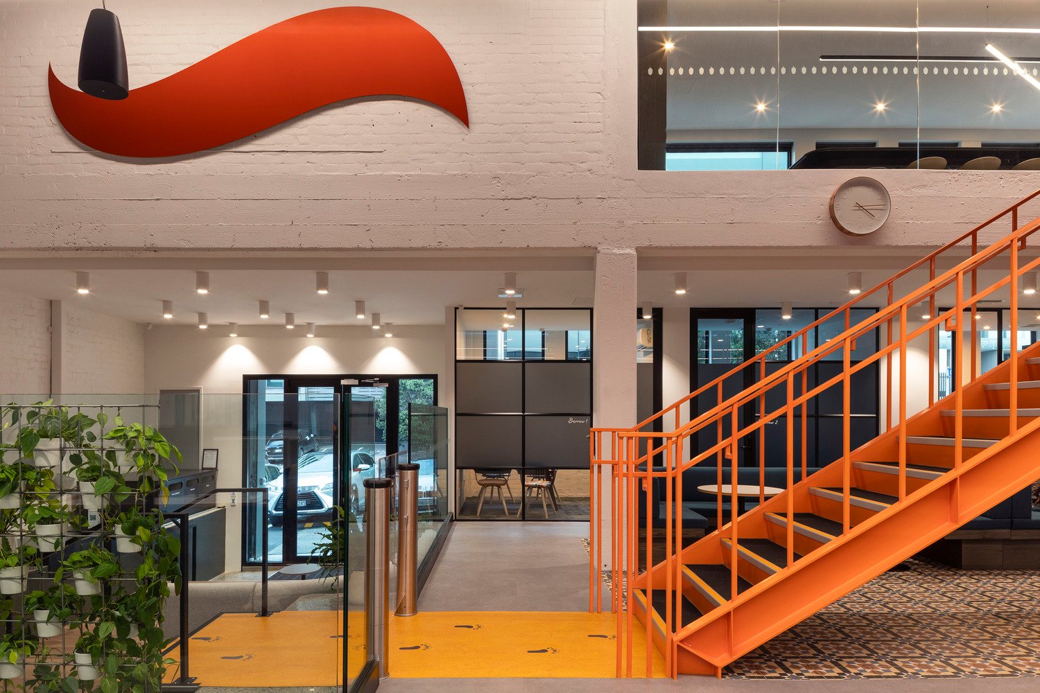 Entrance to Squirrel's Auckland workplace
