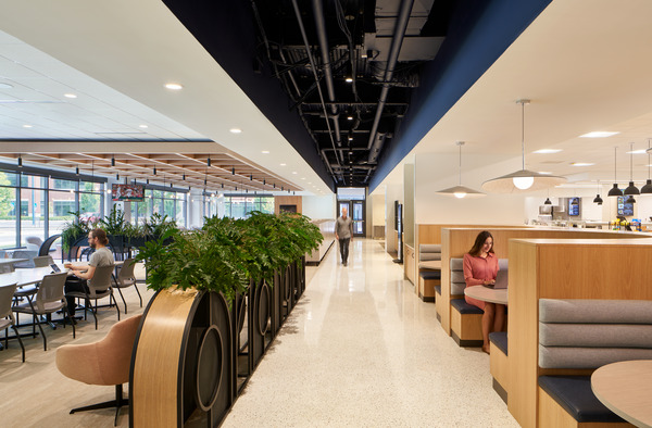 office cafe corridor