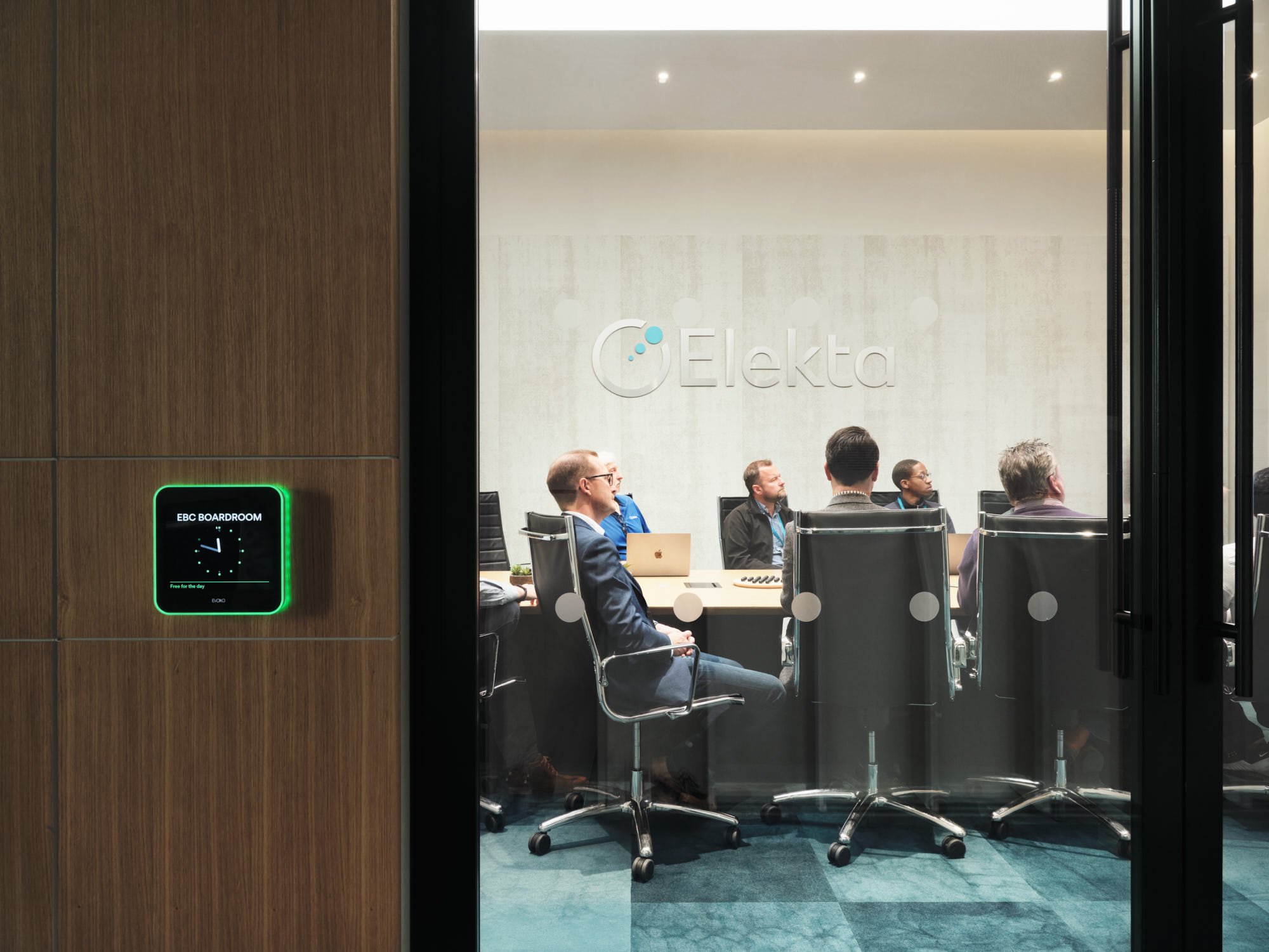 employees in conference room