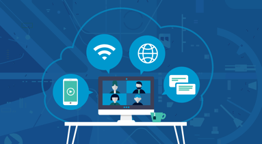 Remote working successfully using technology with Unispace