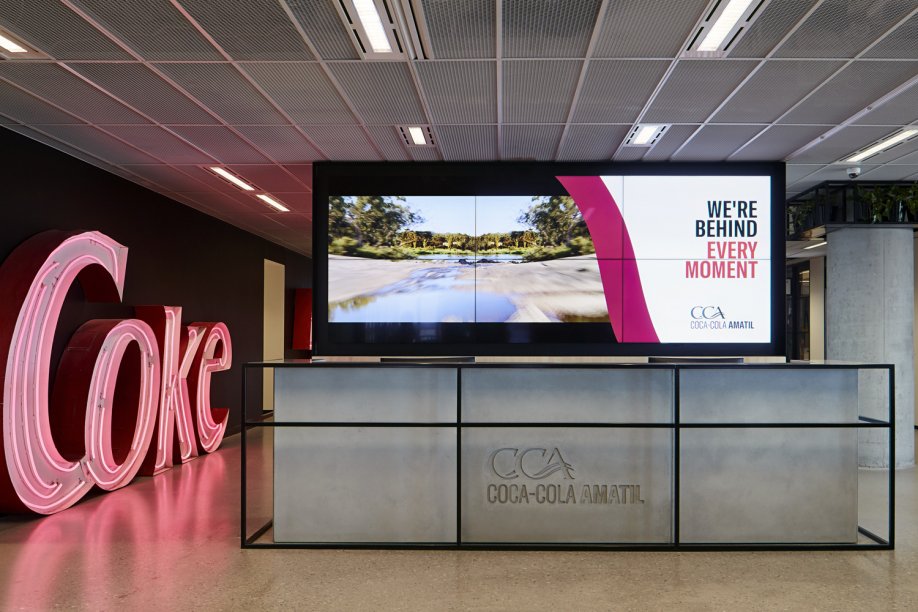 coca cola office design sydney 