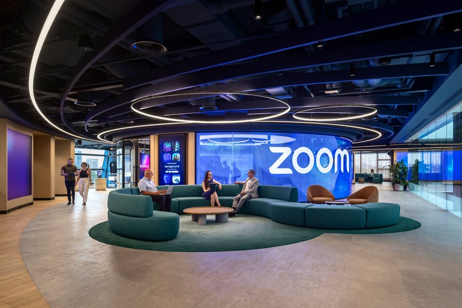 Zoom unveils experience centre and hybrid workspace in London