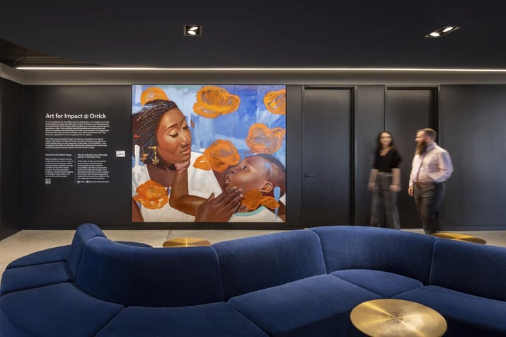 Orrick LA Mural in Office