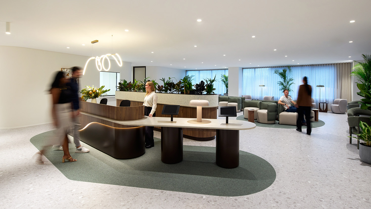 Unispace_Genea_Sydney_arrival_reception