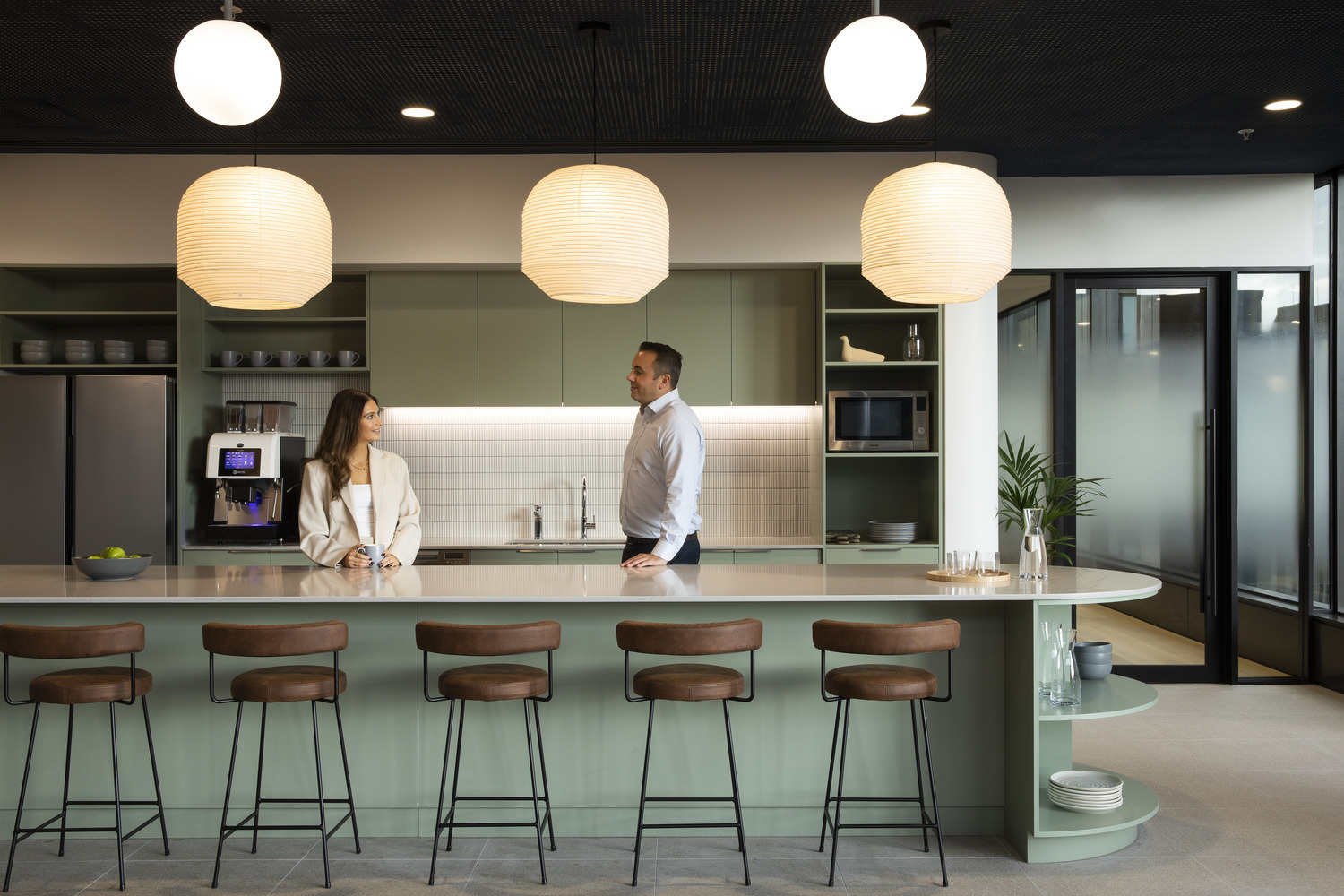 Staff cafe kitchen