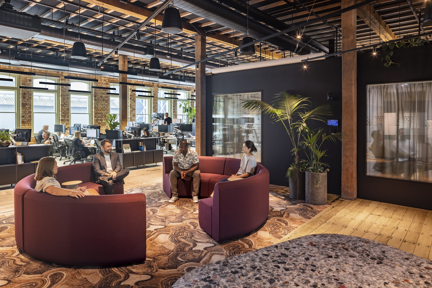 Arup conversation pit, space for social interaction