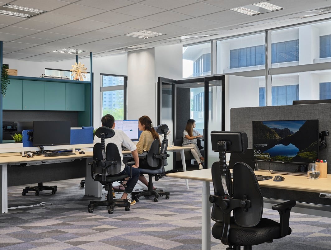 Modern office fitout Singapore