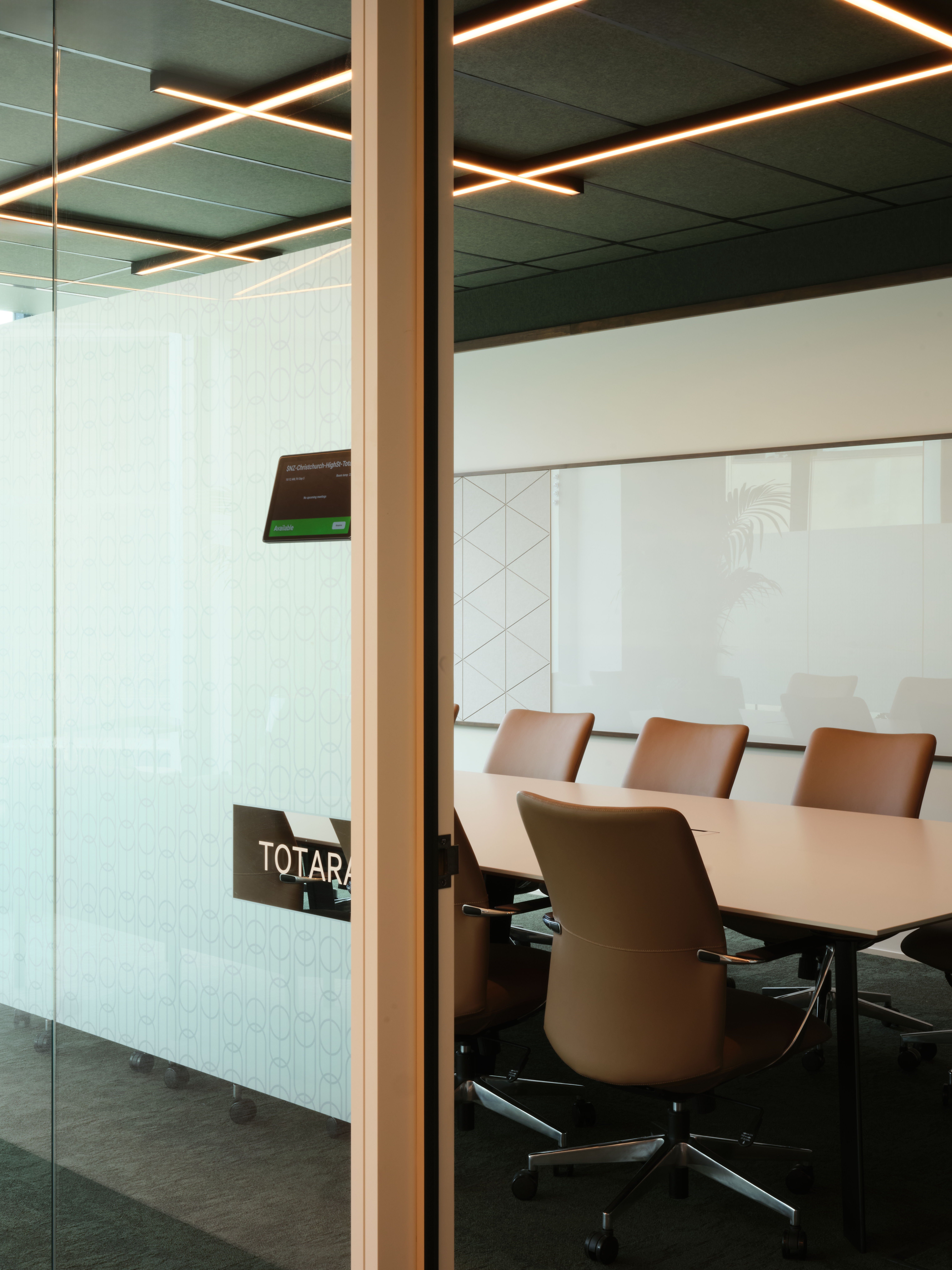 Large boardroom space to host client meetings at CBRE's Christchurch office