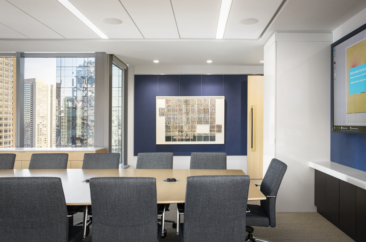 Global investment management company meeting room