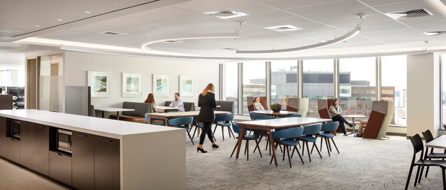 Global investment management company flexible workspace