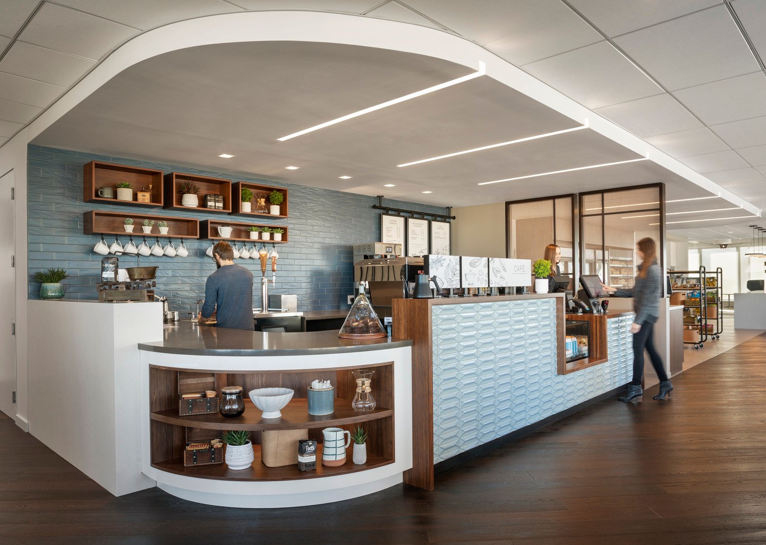 Global investment management company coffee bar