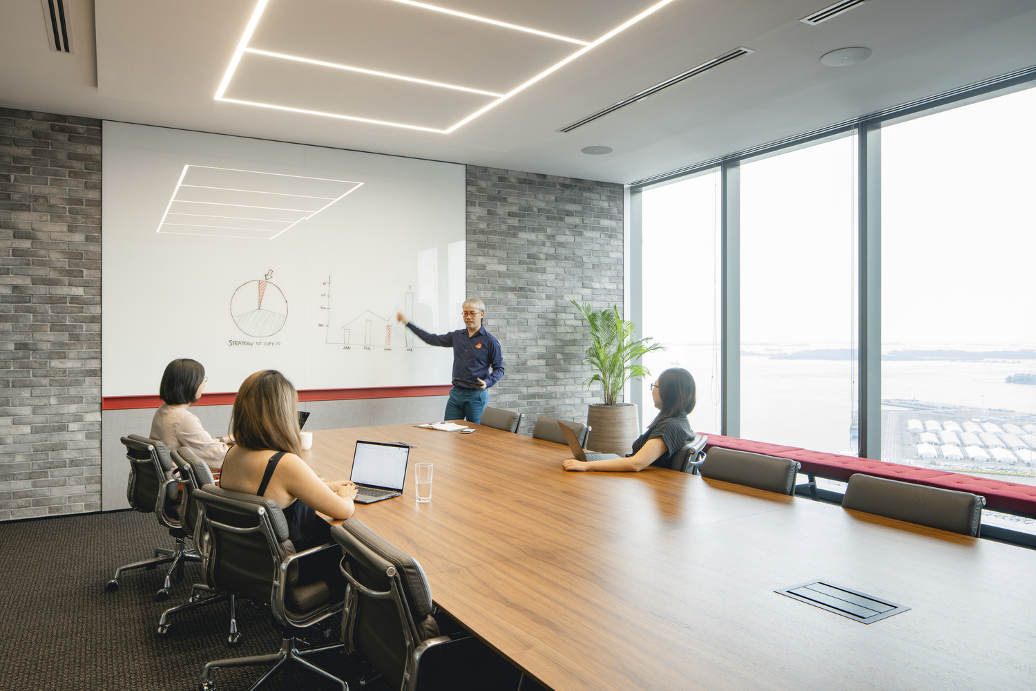 Global investment management firm meeting room