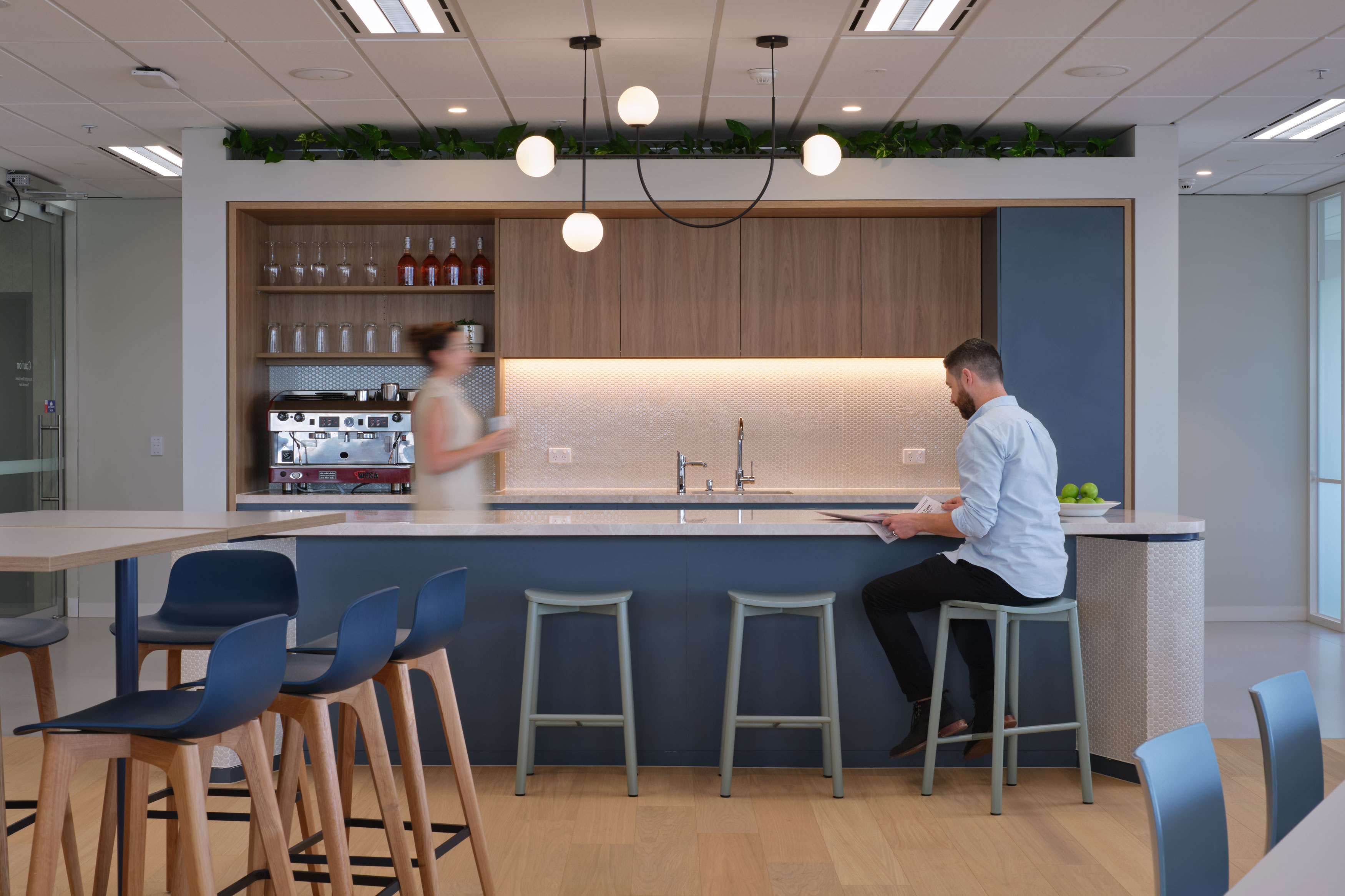 FTI Consulting Melbourne kitchen break out