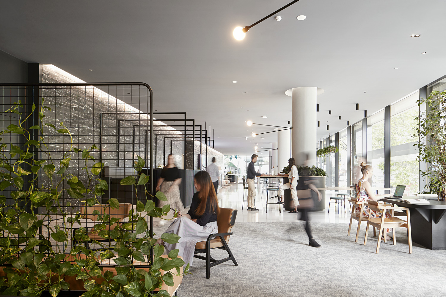 Variety of working spaces